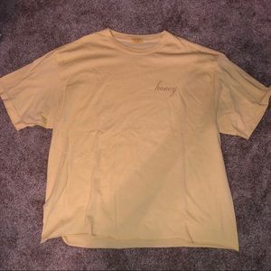 yellow brandy melville shirt